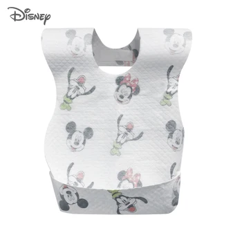 Disney Mickey Mouse Kūdikių Seilinukai Vandeniui Super Minkštas Kūdikio maitinti Didelis Slobber Burp Šluostės Vienkartiniai 20PCs/Box