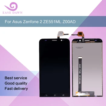 Už Asus Zenfone 2 ZE551ML Z00AD IPS LCD EKRANAS LCD Ekranas+lietimui skaitmeninis keitiklis Asamblėjos Asus Ekranas Originalas
