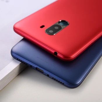 Xiaomi PocoPhone F1 Baterija Apimti Plastiko Užpakalinių Durų Būsto Pakeitimo f1 PC Baterijos Dangtelį Atveju &vaizdo Kameros objektyvas & logotipas