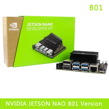 B01 NVIDIA Jetson Nano Developer Kit B01 Versija ARM A57 1.43 GHz PROCESORIUS Linux Demo Valdybos Giliai Mokymosi AI Plėtros Taryba