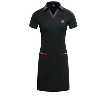 2020 metų vasaros Moterų golfo Sportinę ponios suknelė su v-kaklo plonas golfo šortai, sijonas kvėpuojantis, greitai džiūstantys sportiniai drabužiai