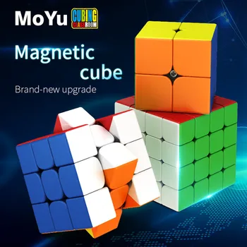 Moyu RS3M 2020 Magnetinio 3x3x3 MFRS3 Greitis Magic Cube Professioanl 2x2x2 RS2M 4x4x4 RS4M Įspūdį Švietimo Žaislai Vaikams