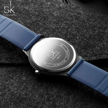 Shengke Vyrai Laikrodžiai Prekės Prabanga-Ultra plonas Kvarcinis Analoginis Riešo Žiūrėti Sportas Žiūrėti Reloj Hombre Bayan Siųsti Atsitiktinis Laikrodžius