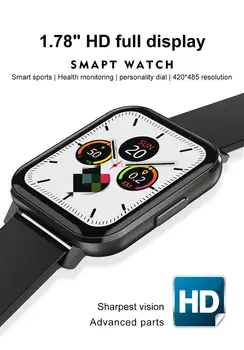 DTX Smart watch Vyrų 1.78 colių IP68 EKG Smartwatch 