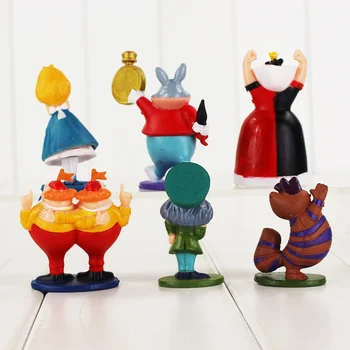Naujausias 6pcs/daug Animacinių filmų PVC figūrėlių, puikius Vaikus Kolekcines, Mini Modelis Dovanos 4.5 cm~6.5 cm