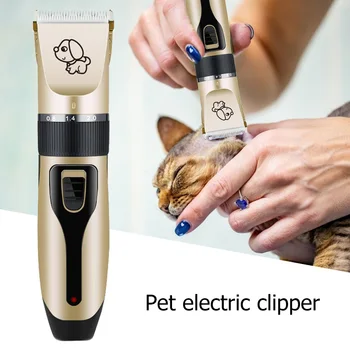 Elektros šunelis Plaukų Žoliapjovės USB Įkrovimą, Augintinių, Šunų Kačių Czesanie 