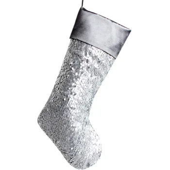 Nemokamas Pristatymas China Sparkle Bling Bling Kūną su Dirbtiniais Šilko Kūno Prabanga Kalėdų kojinę aukso/juoda/sidabro