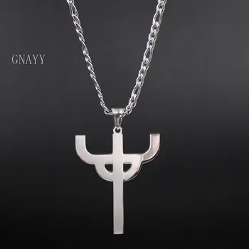 Swarovski Gothic Punk Judas Priest Karoliai Nerūdijančio Plieno Karšto Vyrų Mėgstamiausia Pakabukas merch logotipas, simbolis, Žavesio Amuletas