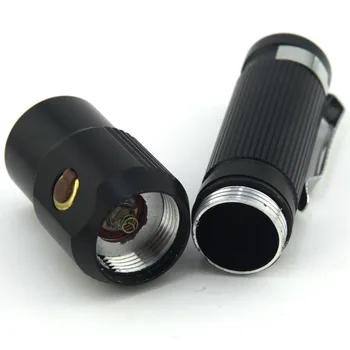 2000LM 3 Režimai Įkraunamas Mini LED Žibintuvėlis Žibintuvėlis Su Įrašo (18650 Baterija nepridedama) Juodos Rudos, Aukso 3 Spalvų