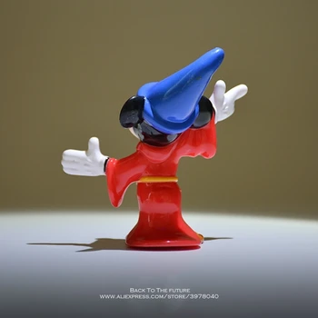 Disney Mickey Mouse Magai 8cm mini lėlės Veiksmų Skaičius, Anime Apdailos Surinkimo Statulėlės Žaislo modelis, vaikų dovanų