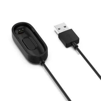 50PCS Naujas USB Įkrovimo Kabelis Mi Juosta 4 Pakeitimas Laidas Įkroviklis Adapteris Xiaomi Miband 4 Smart Apyrankė Priedai