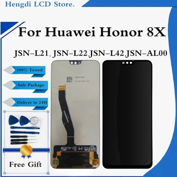 LCD Huawei Honor 8X LCD Ekranas Jutiklinis Ekranas skaitmeninis keitiklis Asamblėjos Huawei Honor8X JSN-L21 JSN-L42 JSN-AL00 JSN-L22 LCD