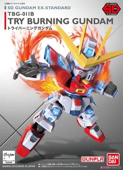 Bandai Gundam 09066 SD BB EX Standartas Pabandykite įrašyti Mobile Suit Surinkti Modelį Rinkiniai figūrėlių, Vaikų žaislai