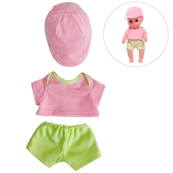 5 stilius baby doll drabužius 30cm lėlės priedai reborn baby doll drabužius, kūdikių dress JX-270ss lėlės drabužiai