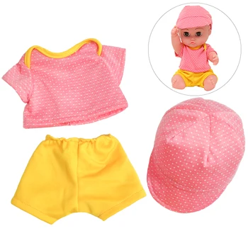 5 stilius baby doll drabužius 30cm lėlės priedai reborn baby doll drabužius, kūdikių dress JX-270ss lėlės drabužiai