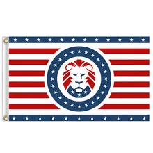 90x150cm su 2 įvorės Koziris Liūtas IŠLAIKYTI AMERIKA LABAI 2020 Vėliava su JAV vėliavos dizainas