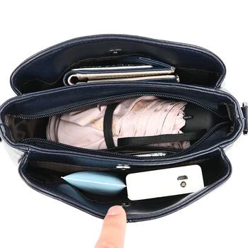 3 kišenės Kibirą, maišą PU odos mažų pečių maišą moterų 2020 naujas prabangus moterų crossbody maišelį dizaineris aukštos kokybės rankinės