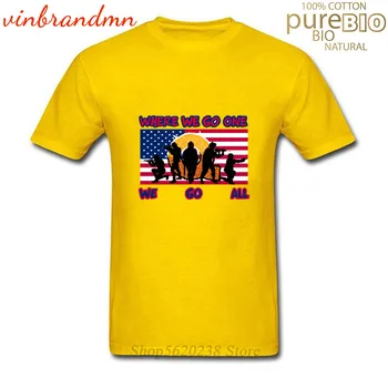 2020 Vyrų Spausdinti QAnon Tėvynės T-shirts, Kur Mes einame vienas mes einame visi Tee karo Veteranai, Viršūnės Amerikos Great Awakening Marškinėlius
