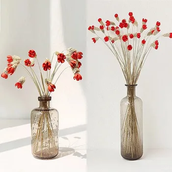 Europoje Senovinių Stiklo Vazos Gėlių Vazonas Gėlių Vaza Apdailos Namų Ins Linving Kambarys Šiaurės Deco Džiovintų Gėlių Hydroponic Butelis