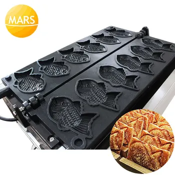 Komercinės Croissant Taiyaki Maker Elektros Žuvies Formos Pliurpalas Mašinos Geležies Visos Desertas Waffel Kepimo Įranga