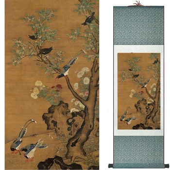 Gėlės tapybos Kinų tradicinė meno tapybos namų puošybai paintings20190824038