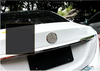 3PCS/komplektas Mercedes Benz C CLA CLS klasės Automobilių Stiliaus kalnų krištolas, Automobilių Galinis Centrinis Logo Dangtelio Lipdukas