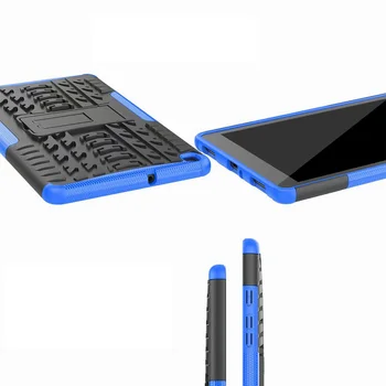 Sunkiųjų 2 in 1 Hibridas Patikima Silicon Case For Samsung Galaxy Tab 8.0 2019 SM-T290 SM-T295 T295 T297 Tablet Atveju Funda +Filmas