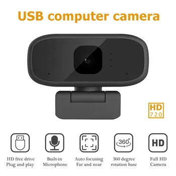 720P Kamera, Built-in Mikrofono WiFi Bevielio ryšio Smart Web Kamera, USB Kamera, skirta Staliniams Nešiojamieji kompiuteriai PC Game Cam Windows 