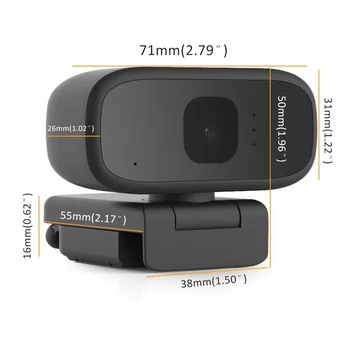 720P Kamera, Built-in Mikrofono WiFi Bevielio ryšio Smart Web Kamera, USB Kamera, skirta Staliniams Nešiojamieji kompiuteriai PC Game Cam Windows 