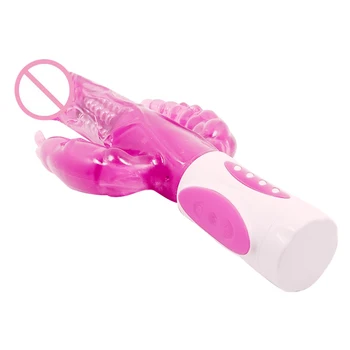 Lytis Produktai Moteris BAILE 12 Greičio Dvigubai Motorų G-taško Vibratorius Klitorio Massager Nemokamai Bendable Vibruojantis Penis Sekso Žaislai