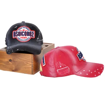 DSQICOND2 Prekės Beisbolo kepuraitę Vyrai Moterys Hat, Black Siuvinėjimo 2019 DSQ2 raidžių Atsitiktinis Bžūp Hip-Hop Snapback Cap Dangteliai Kaulų Tėtis Skrybėlę