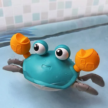 Prisukamas Žaislas Animacinių filmų Krabų Plaukimo Vasaros Paplūdimio Žaislų likviduoti Vaikai Plėtros Vonios Žaislai, Dovanos Vaikams Vaikščioti Berniukų, Mergaičių
