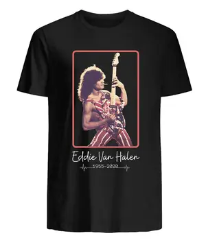 Eddie Van Halen RIP R. I. P, T-Marškinėliai, UNISEX MARŠKINĖLIAI Dydis: S-3Xl Naujus Marškinėlius Gerbėjai