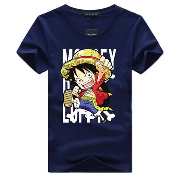 S-5XL Harajuku Anime marškinėliai vyrams 2018 m. Vasaros Viršūnes Vienas Gabalas 3d Spausdinimo Trumpas Rankovės O-Kaklo Medvilnės T Shirts Hip-Hop Tee Marškinėliai Homme