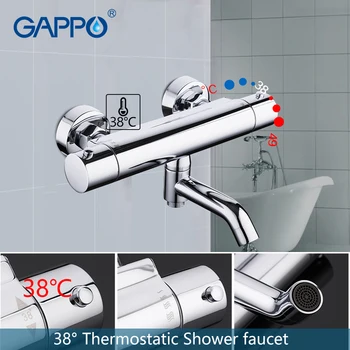 GAPPO dušo maišytuvas vonios maišytuvas dušo maišytuvas vonios maišytuvas Krioklys termostatiniai dušo maišytuvas nustatyti čiaupai vonioje dušo sistemos
