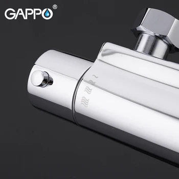 GAPPO dušo maišytuvas vonios maišytuvas dušo maišytuvas vonios maišytuvas Krioklys termostatiniai dušo maišytuvas nustatyti čiaupai vonioje dušo sistemos