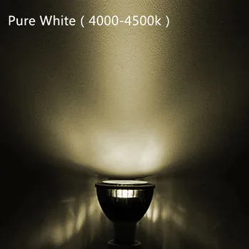 10vnt Aukštos kokybės GU10 9W 12W 15W LED lempos, LED lemputės dimmble 110V, 220V Šilta Balta/Vaiskiai Balta/Šaltai Balta 120 Spindulio Kampas