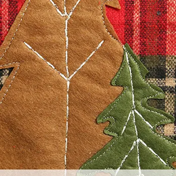 Tinklelis kalėdų eglutė sijonas raudonas pledas kalėdų eglutės papuošalus kalėdų dekoracijas namų elnių medžio mat naujieji Metai Dekoras