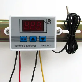 Viršų Pardavimo Skaitmeninių 10A LED ekranas Temperatūros Valdiklio Jungiklį AC 12V 24V 220V šilumos reguliatorius termostatas Termopora