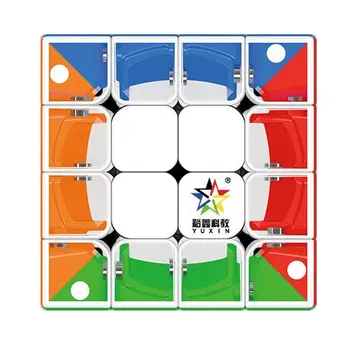 Yuxin 4x4 Magnetinio Kubo Yuxin Mažai Magija 4x4x4 Magic Cube 4Layers Greitis Kubo Profesinės Įspūdį Žaislai Vaikams Dovanų