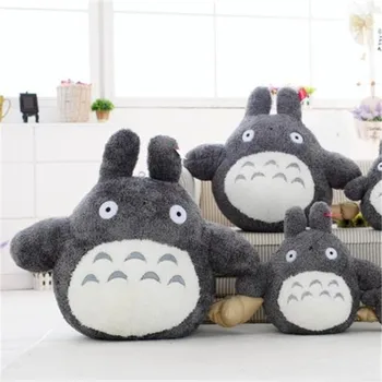 30-70CM kawaii Japonų stiliaus Studio Ghibli anime katinas iškamša,Ilgai Mano Kaimynas Totoro Pagalvę pliušiniai žaislai, Lėlės, dekoratyvinės Pagalvėlės