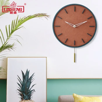 Didelis Švytuoklės Sieninis Laikrodis Kambarį Modernaus Dizaino Kūrybos Šiaurės Sūpynės Sieniniai Laikrodžiai Instagram Virtuvės Horloge Namo Žiūrėti ZB5WC