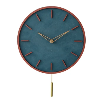 Didelis Švytuoklės Sieninis Laikrodis Kambarį Modernaus Dizaino Kūrybos Šiaurės Sūpynės Sieniniai Laikrodžiai Instagram Virtuvės Horloge Namo Žiūrėti ZB5WC