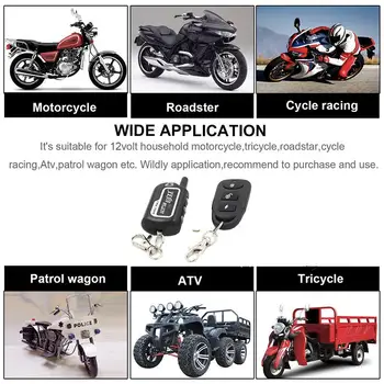 BAFIRE Motociklo Dviejų krypčių Signalizacijos Sistema, Nuotolinio Valdymo Vibracijos Signalas Apsauga nuo Vagystės Moto Motorolerių Apsaugos Signalizacijos Variklio užvedimas