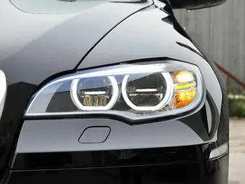 Automobilio Stilius BMW X6 e71 2008-2013 m Žibintų BMW X6 Žibintas Auto LED DRL Dvigubo Spindulio H7 HID Xenon bi-xenon 