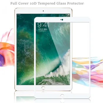 10D Visu Apple iPad 9.7 colių 2017 2018 Pro 11 Oras 1 2 3 Stiklo Filmų iPad 3 Oro Stiklo apsaugos iPad Oro 1 2