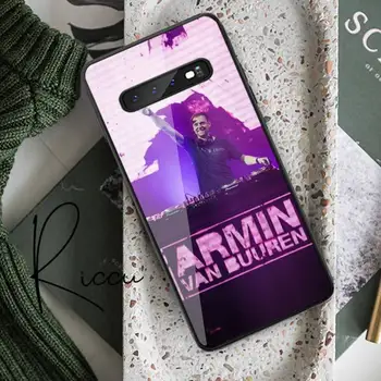 DJ Armin Van Buuren Telefono dėklas Grūdintas Stiklas Samsung S20 Plius S7 S8 S9 S10E Plus Pastaba 8 9 10 Plius A7 2018
