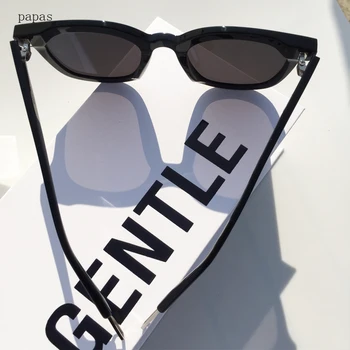 V LOGOTIPAS Naujas Mados Korėja Prekės ženklo Dizainas ŠVELNUS Akiniai nuo saulės Papas Akiniai nuo saulės juoda petras Akiniai Vyrų Oculos Gafas De Sol