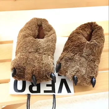 Saulėtą Everest 2018 naujų mergaičių medvilnės batai žieminiai šilti batai storas šiltas grindis batai ne slysti rudojo lokio leteną juokinga šalies 36-41