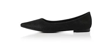 Moterų Kristalų Paprasto Butai Bling Office Elegantiškas Slip-On Black Silver Plus Size 48 Big Kojų Batai Patogus Pažymėjo Tne Mujer